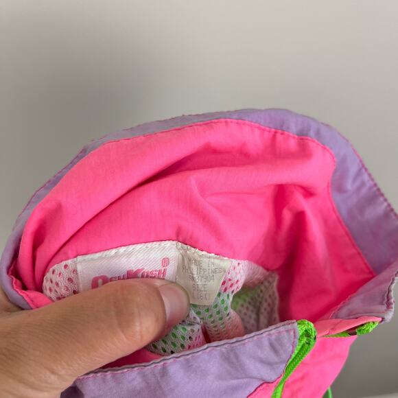 Vintage OshKosh B/gosh Girls Windbreaker Jacket 6 - Picture 8 of 15